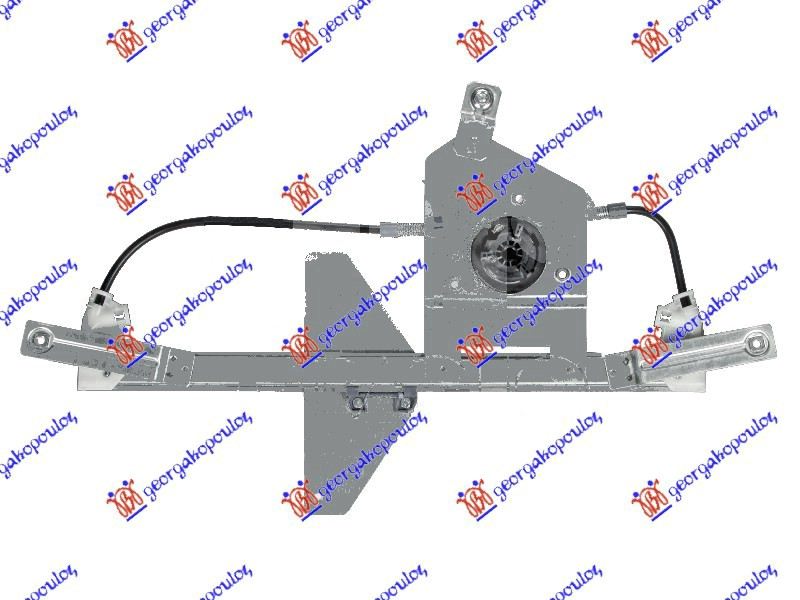 PODIZAC ZADNJEG PROZORA ELEKTRICNI (BEZ MOTORA) (A KVALITET) CITROEN C3 2013-2016 (SC)