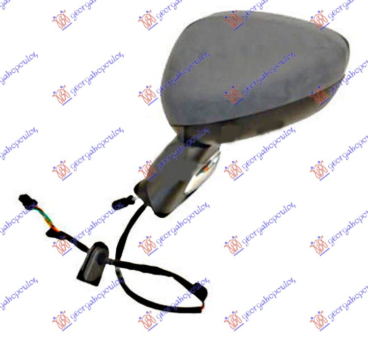 RETROVIZOR ELEKTRICNI SA GREJACEM PM (MIGAVAC) (SENZOR) (KONVEKSNO STAKLO) DS DS3 2016- (SA/SB)