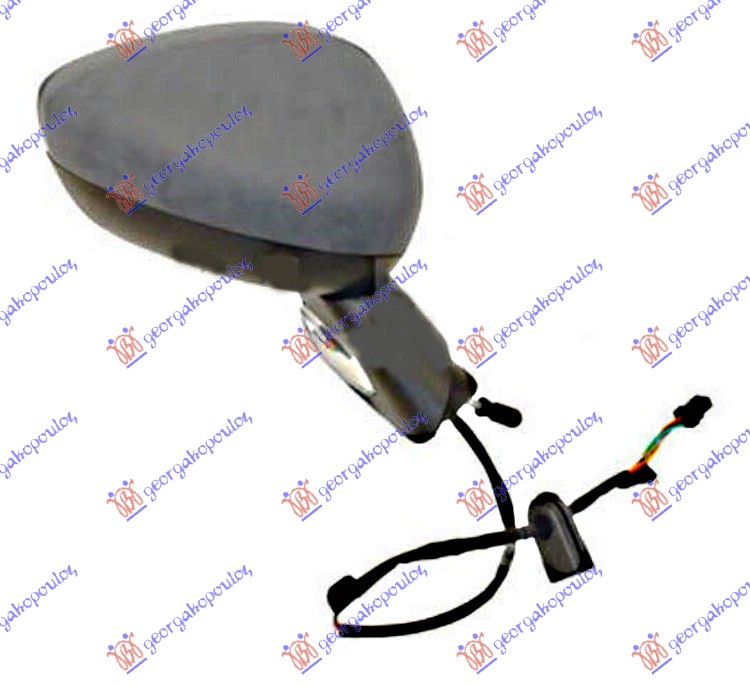 RETROVIZOR ELEKTRICNI SA GREJACEM PM (MIGAVAC) (KONVEKSNO STAKLO) DS DS3 2016- (SA/SB)