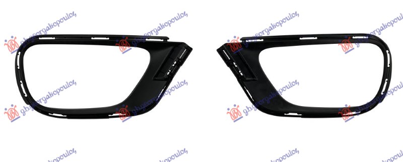 OKVIR FARA MAT CRNI (SET) 2020- CITROEN C3 2016-2024 (SX)