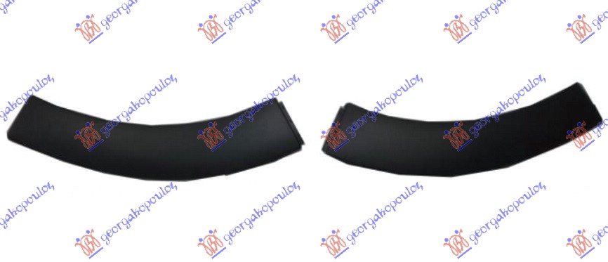 RUB PLASTICNI PREDNJEG BRANIKA (SET 2 KOM) CITROEN C3 2016-2024 (SX)