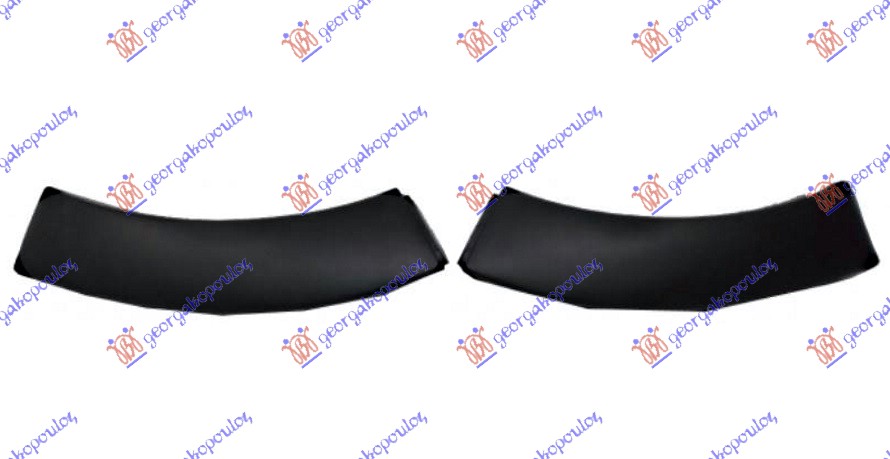 RUB PLASTICNI ZADNJEG BRANIKA (SET 2 KOM) CITROEN C3 2016-2024 (SX)