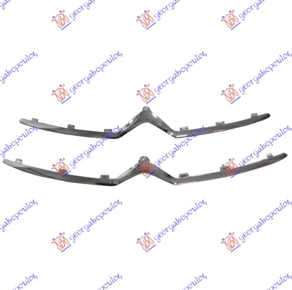 LAJSNA PVC MASKE HROM (SET 2 KOM) CITROEN C4 2011-2020 (NC)