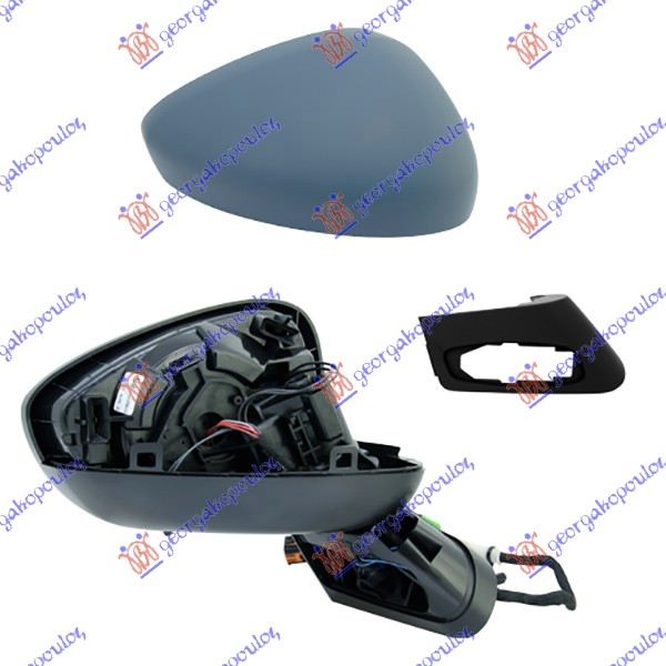 RETROVIZOR ELEKTRICNI SA GREJACEM PM (MIGAVAC) (A KVALITET) (KONVEKSNO STAKLO) CITROEN DS4 2011-2015 (NX)
