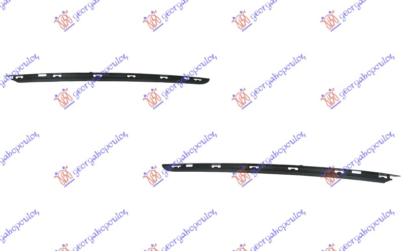 LAJSNA PREDNJEG BRANIKA GORNJA CRNA ZA DNEVNA SVETLA (SET) CITROEN C4 PICASSO 2014-2017
