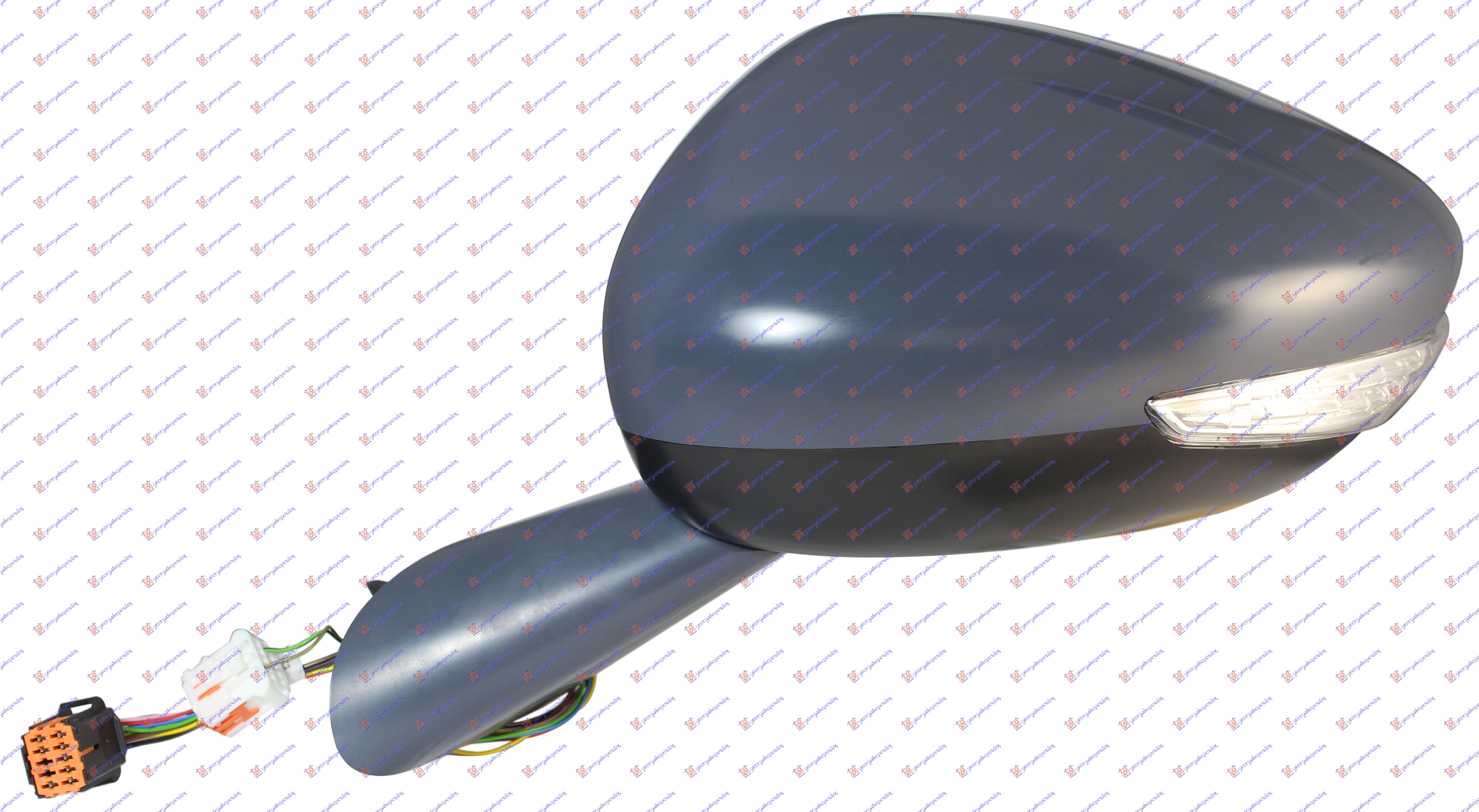 RETROVIZOR ELEKTRICNI SA GREJACEM PM (ELEKTRO-SKLOPIV) (MIGAVAC) (SVETLO) (A KVALITET) (KONVEKSNO STAKLO) CITROEN C4 GRAND PICASSO 2014-2017 (DA/DE)