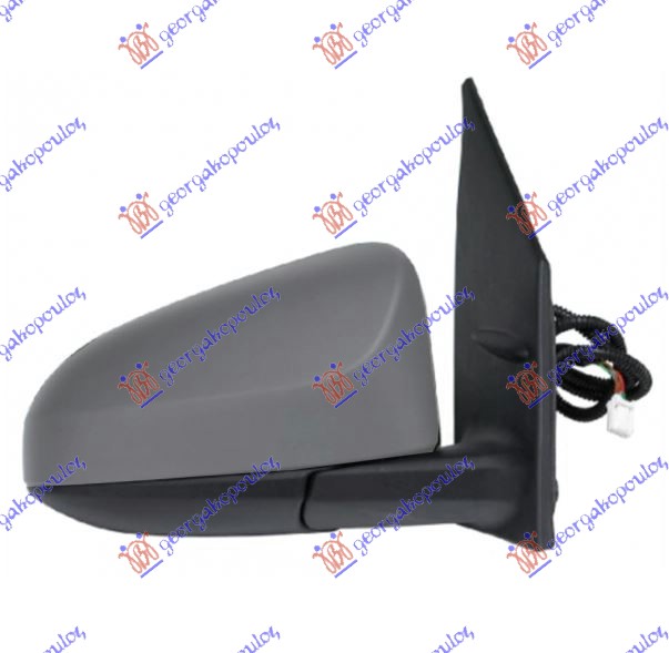 RETROVIZOR ELEKTRICNI SA GREJACEM PM (ELEKTRO-SKLOPIV) (7 PIN) PEUGEOT 108 2014-