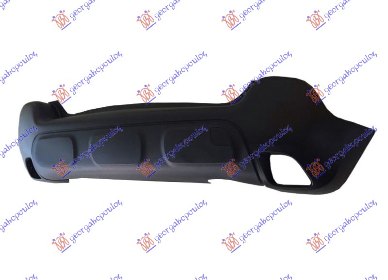 ZADNJI BRANIK DONJI CRNI CITROEN C3 AIR CROSS 2017-2021 (2R/2C)