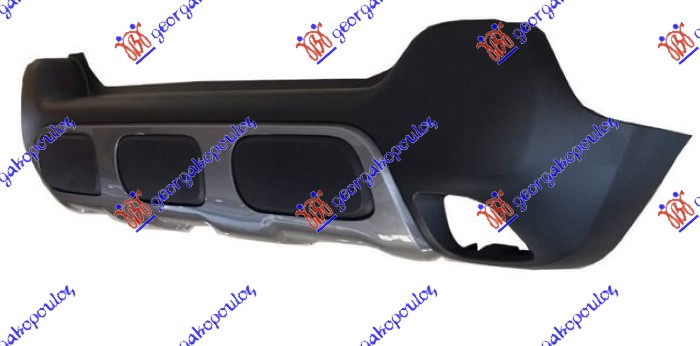 ZADNJI BRANIK DONJI CRNI (SIVA LAJSNA) CITROEN C3 AIR CROSS 2017-2021 (2R/2C)