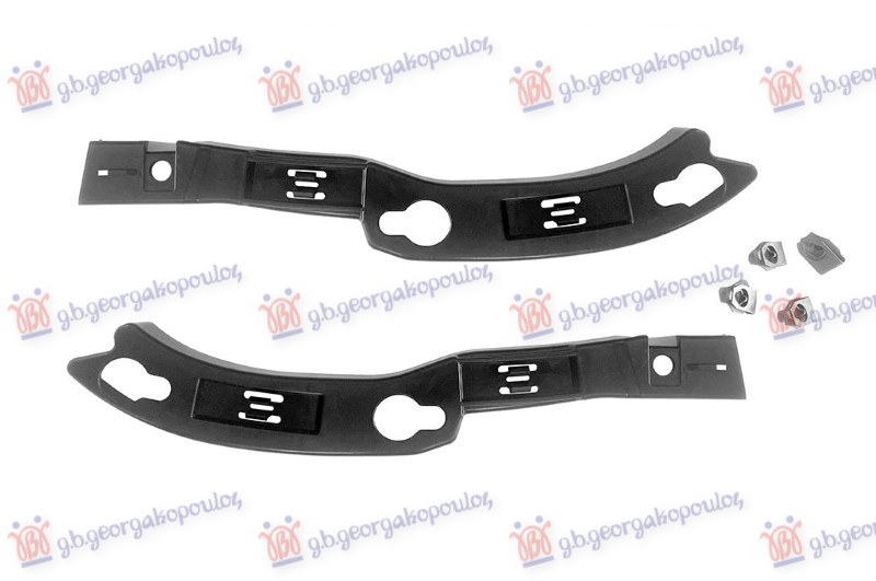 NOSAC PREDNJEG BRANIKA GORNJI PLASTICNI (SET) CITROEN C3 AIR CROSS 2017-2021 (2R/2C)