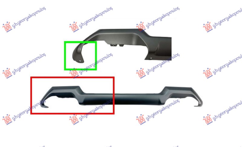 LAJSNA SPOJLERA PREDNJEG BRANIKA SIVA CITROEN C3 AIR CROSS 2021-2024 (2R/2C)