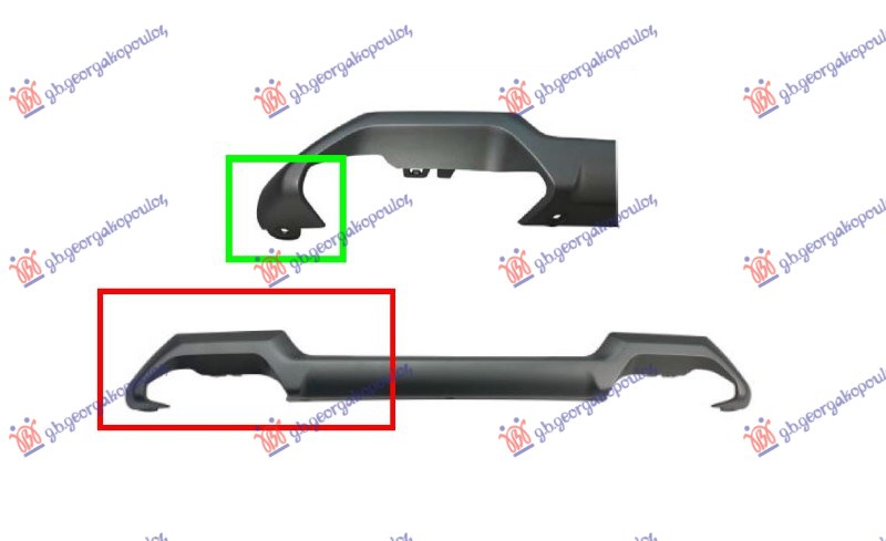 LAJSNA SPOJLERA PREDNJEG BRANIKA SIVA CITROEN C3 AIR CROSS 2021-2024 (2R/2C)