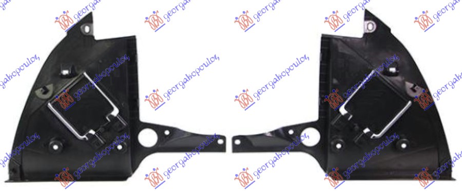 SPOJLER PREDNJEG BRANIKA DONJI (SET L+D) CITROEN C4 2020- (BA/BB/BC)