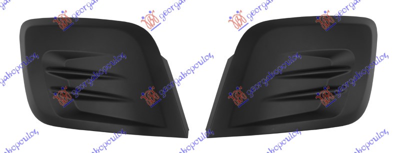 RESETKA PREDNJEG BRANIKA (BEZ MAGLENKI) SET CITROEN BERLINGO 2015-2019 (B9)