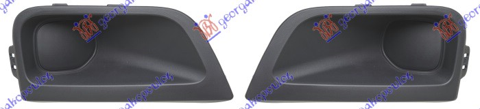 RESETKA PREDNJEG BRANIKA (BEZ MAGLENKE) (SET) FIAT DOBLO 2022-2025 (510/511)