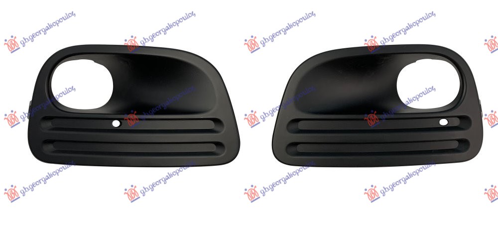 RESETKA PREDNJEG BRANIKA DONJA (SA MAGLENKOM) (SET) CITROEN BERLINGO 2019-2024 (ER/EC)