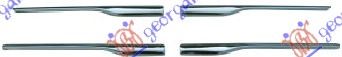 LAJSNA PVC MASKE HROM (SET 4 KOM) DACIA SANDERO II 2012-2016 (B8)