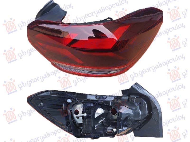STOP LAMPA (ZA MODELE SA NOVIM ZNAKOM) (SA CRNIM OKVIROM) DACIA LOGAN III 2021- (3K)