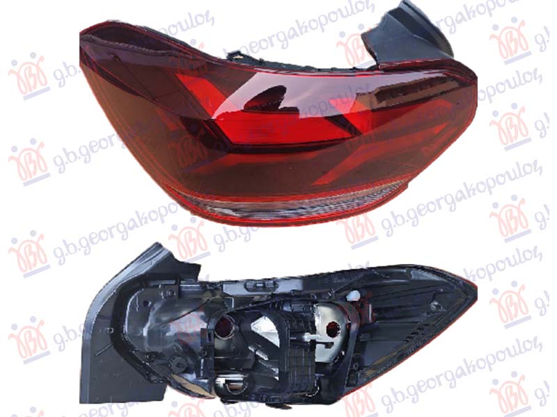 STOP LAMPA (ZA MODELE SA NOVIM ZNAKOM) (SA CRNIM OKVIROM) DACIA LOGAN III 2021- (3K)