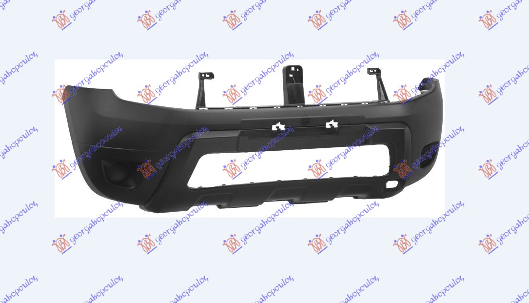 PREDNJI BRANIK MAT-CRNI (BEZ MAGLENKI) DACIA DUSTER I 2010-2017 (HS)