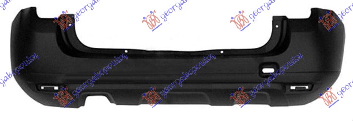 ZADNJI BRANIK CRNI (KINA) DACIA DUSTER I 2010-2017 (HS)