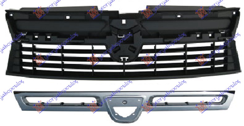 PVC MASKA (HROM LAJSNA) -2013 DACIA DUSTER I 2010-2017 (HS)