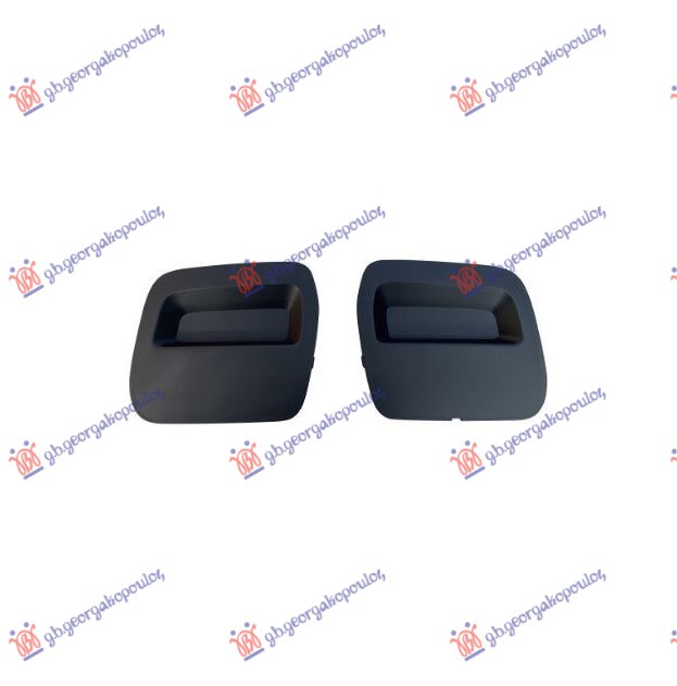 POKLOPAC KUKE PREDNJEG BRANIKA CRNI (SET 2 KOMADA) DACIA DUSTER II 2022-2024 (HM)