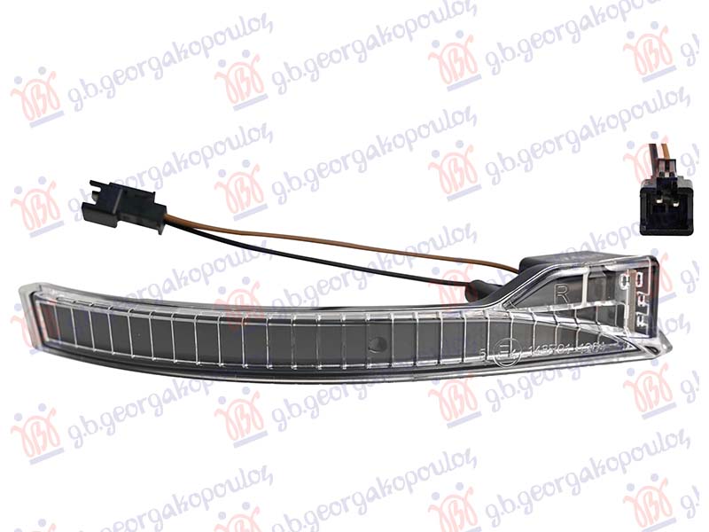 MIGAVAC U ELEKTRICNOM RETROVIZORU LED (2 PIN) DACIA SPRING 2021-