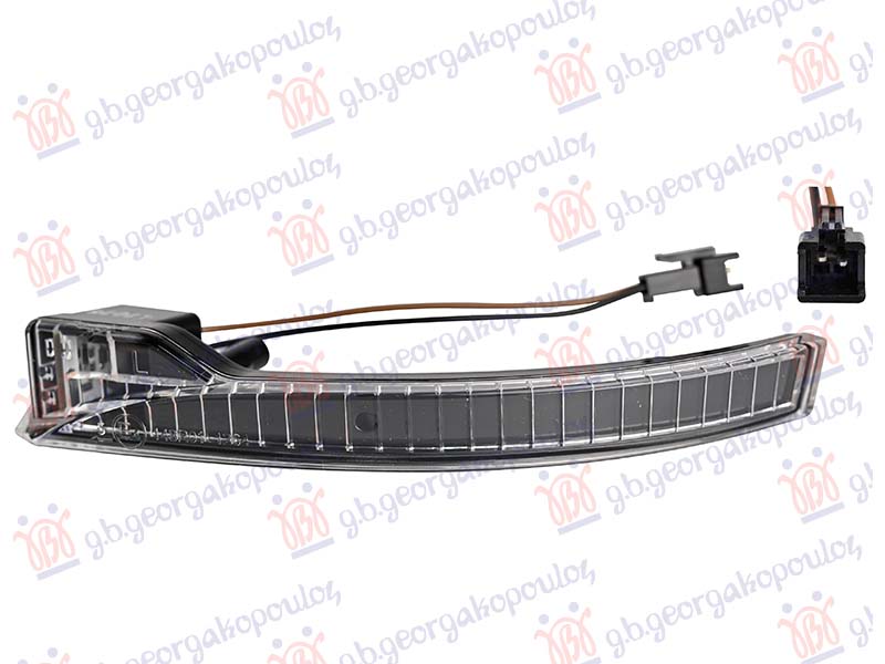 MIGAVAC U ELEKTRICNOM RETROVIZORU LED (2 PIN) DACIA SPRING 2021-