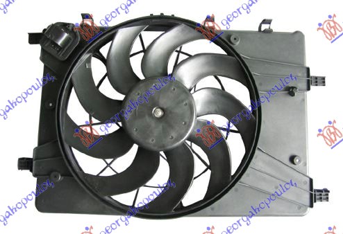 VENTILATOR KOMPLET (1.6/1.8 BENZIN) (4 PIN) CHEVROLET ORLANDO 2011-