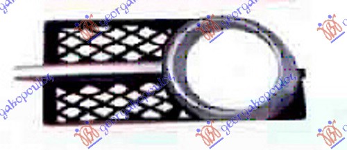 RESETKA PREDNJEG BRANIKA HROM (SA MAGLENKOM) CHEVROLET AVEO SEDAN 2007-2012