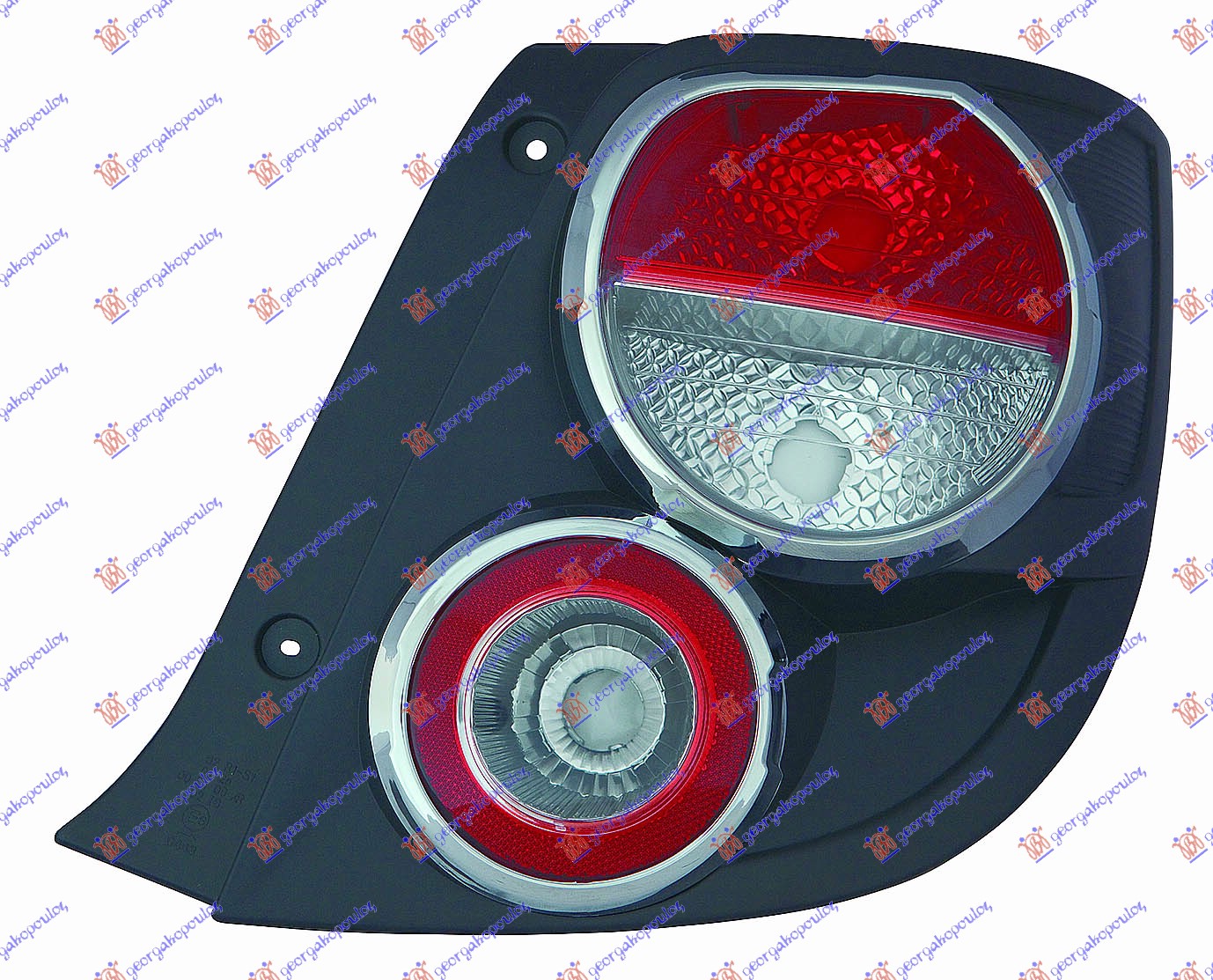 STOP LAMPA 3/5 VRATA (HROM OKVIR) (DEPO)  AVEO SDN-H/B 12-