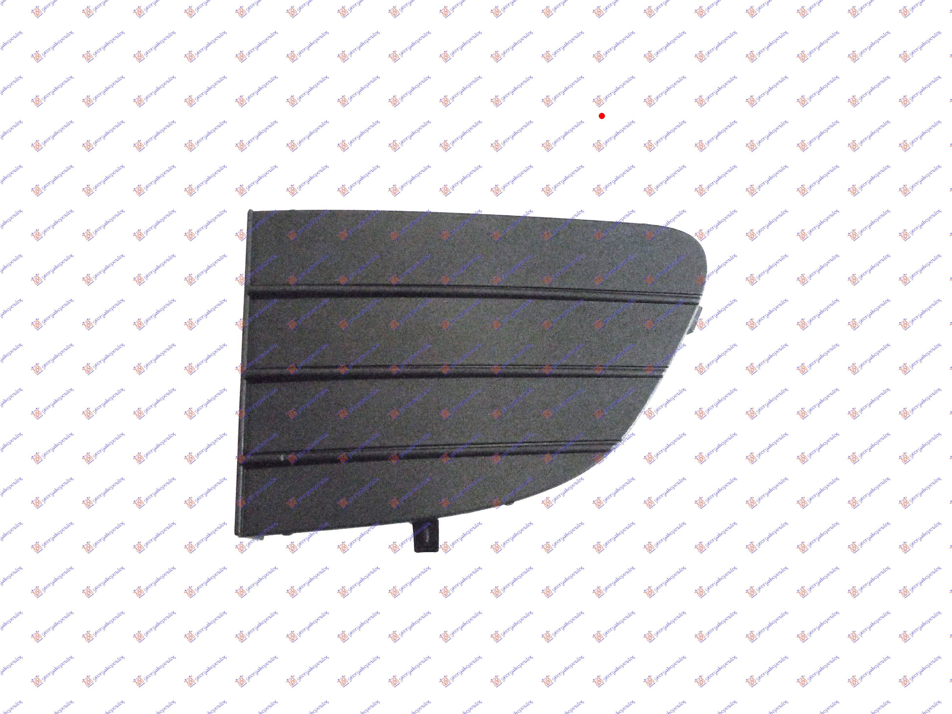 RESETKA PREDNJEG BRANIKA CRNA (BEZ MAGLENKE) FIAT PUNTO EVO 2009-2012 (199)