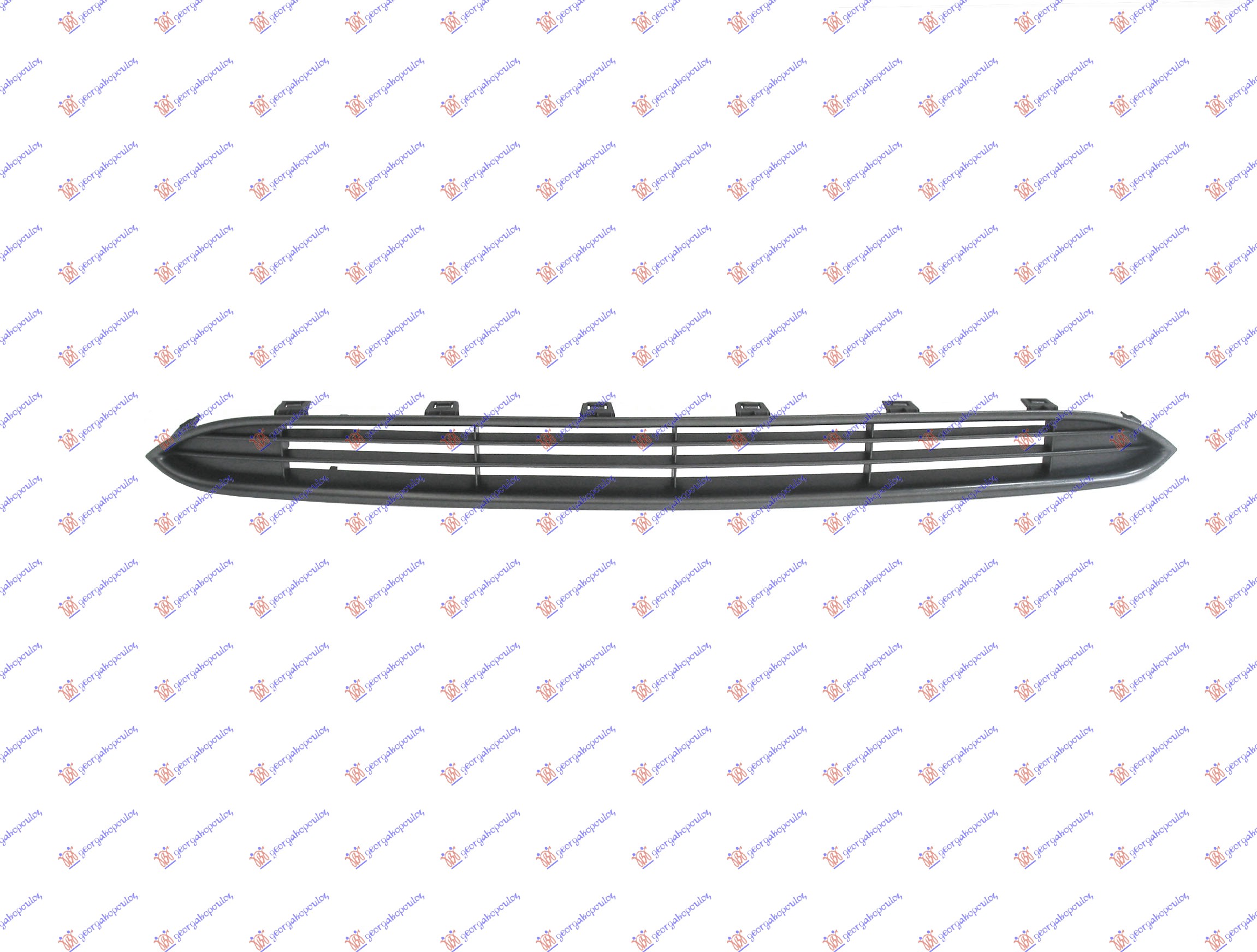 CENTRALNA RESETKA GORNJA METALIK-TAMNA FIAT PUNTO EVO 2009-2012 (199)