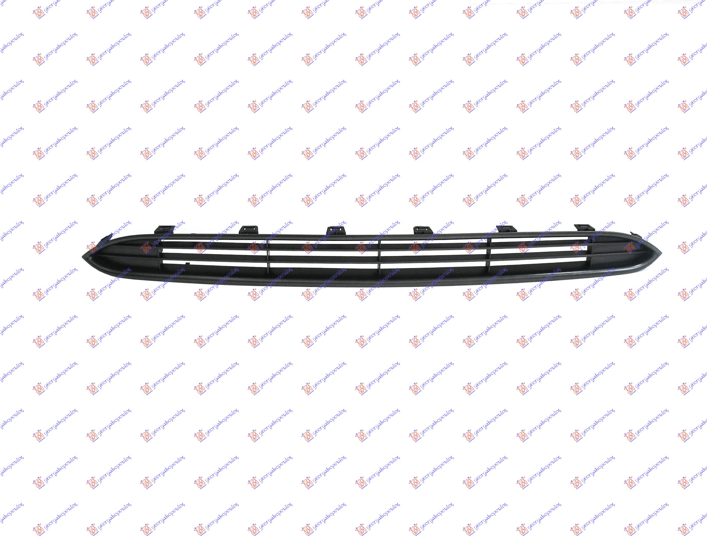 CENTRALNA RESETKA GORNJA TAMNO-SIVA FIAT PUNTO EVO 2009-2012 (199)