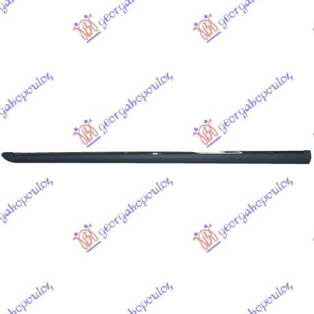 LAJSNA PREDNJIH VRATA 5 VRATA CRNA (SA HROM LAJSNOM) FIAT PUNTO EVO 2009-2012 (199)