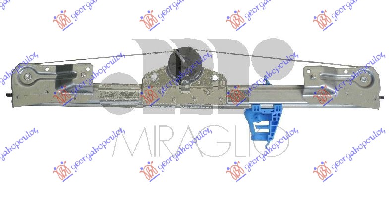 PODIZAC ZADNJEG PROZORA ELEKTRICNI (BEZ MOTORA) (A KVALITET) FIAT DOBLO 2009-2015 (263)
