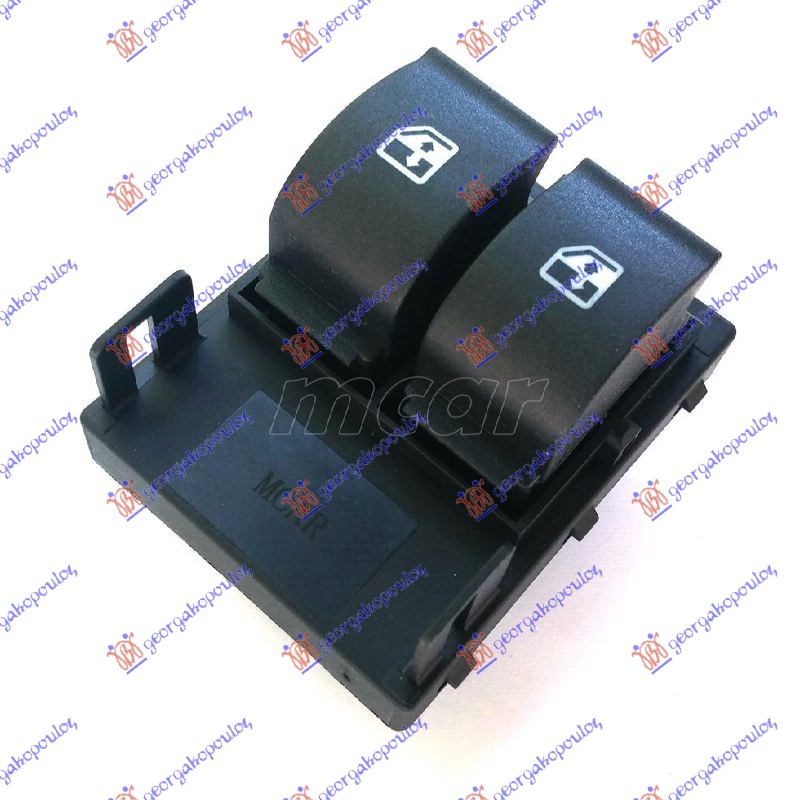 PREKIDAC U PREDNJIM VRATIMA (2 TASTERA) (8 PIN) FIAT FIORINO/QUBO 2008-2016 (225)