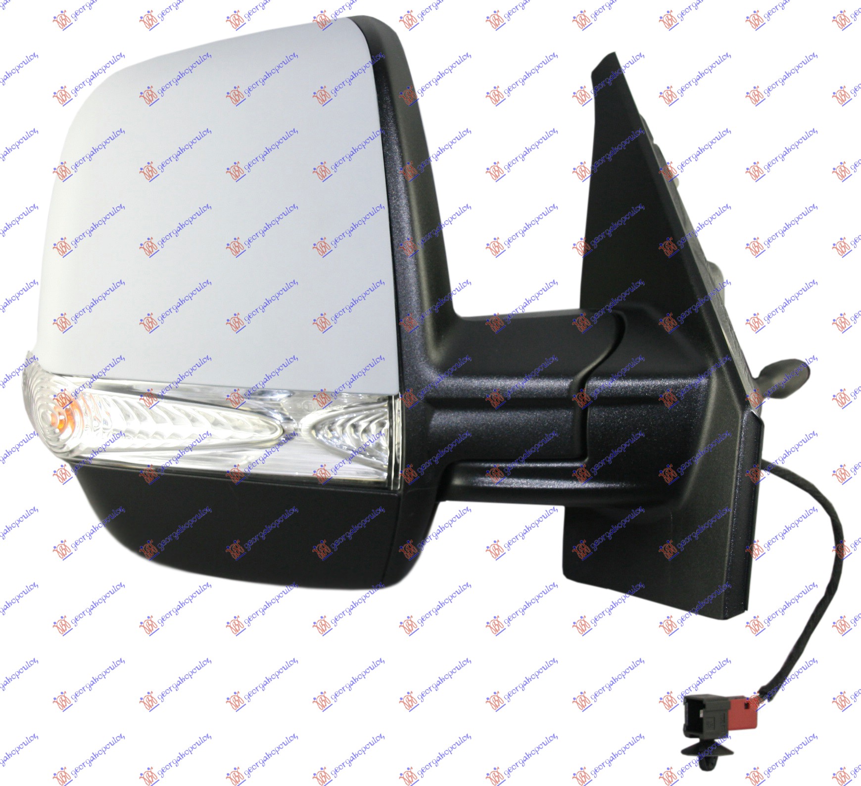 RETROVIZOR MEHANICKI SA SAJLOM PM (CARGO) (MIGAVAC) (KONVEKSNO STAKLO) OPEL COMBO (COMBI/CARGO) 2012-2018 (X12)