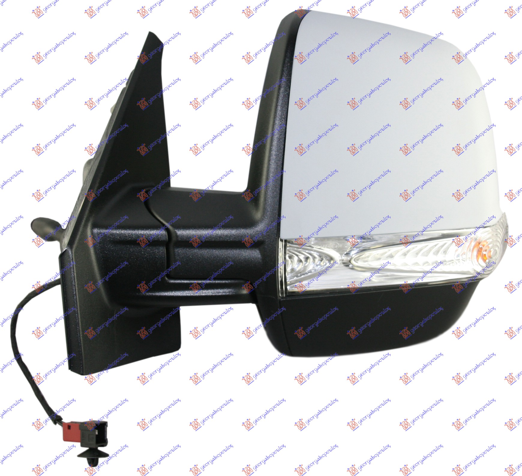 RETROVIZOR MEHANICKI SA SAJLOM PM (CARGO) (MIGAVAC) (KONVEKSNO STAKLO) OPEL COMBO (COMBI/CARGO) 2012-2018 (X12)