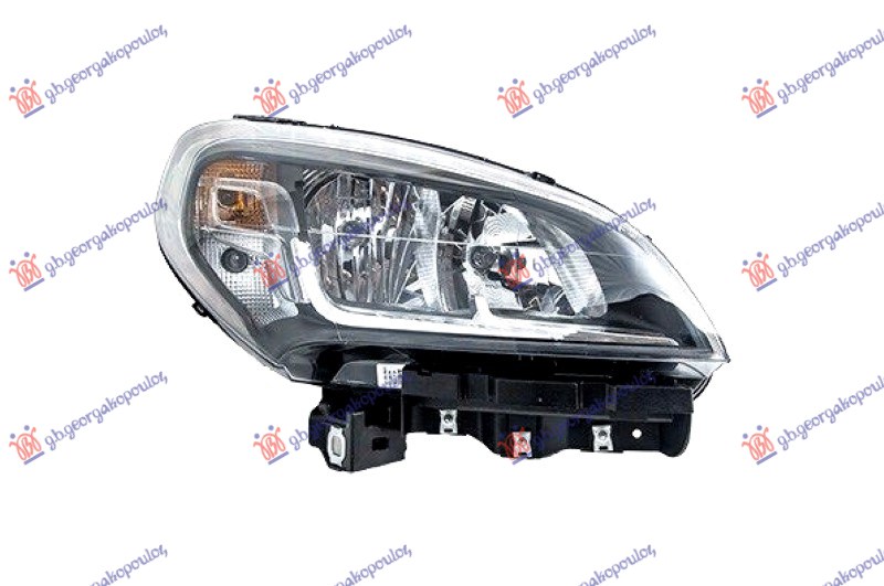 FAR ELEKTRICNI CRNI (H7/H7) (MARELLI) FIAT DOBLO 2015-2022 (263)
