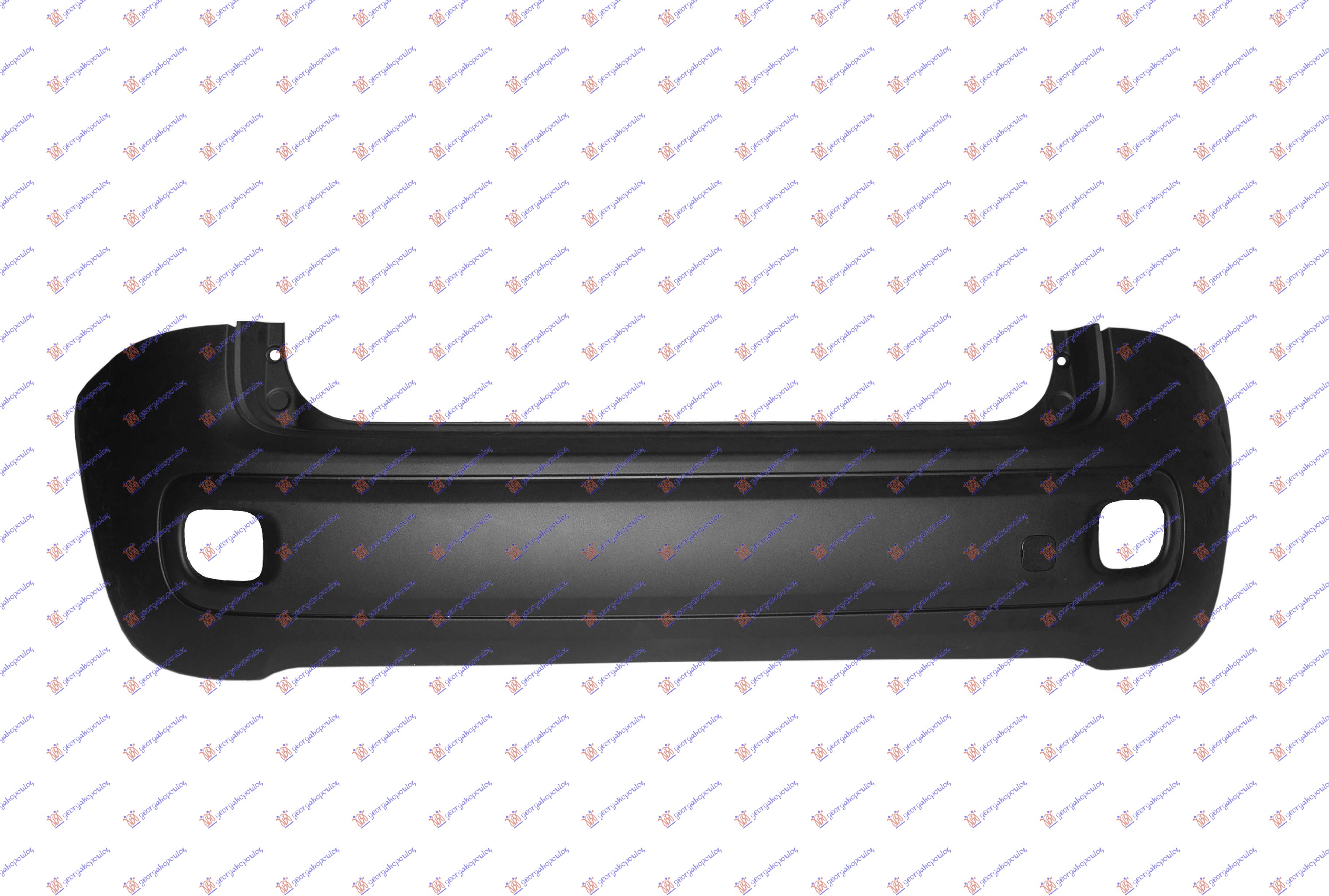 ZADNJI BRANIK CRNI HRAPAV FIAT PANDA NEW 2012- (312/319)