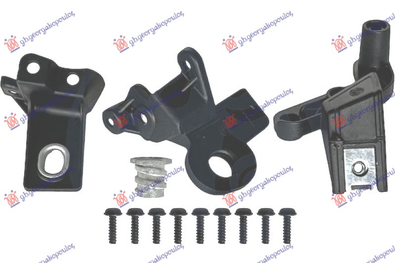 KOMPLET ZA POPRAVKU NOSACA (PRICVRSCIVANJE) FARA FIAT PANDA NEW 2012- (312/319)