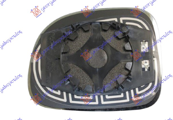 STAKLO RETROVIZORA SA GREJACEM (KONVEKSNO) FIAT PANDA NEW 2012- (312/319)