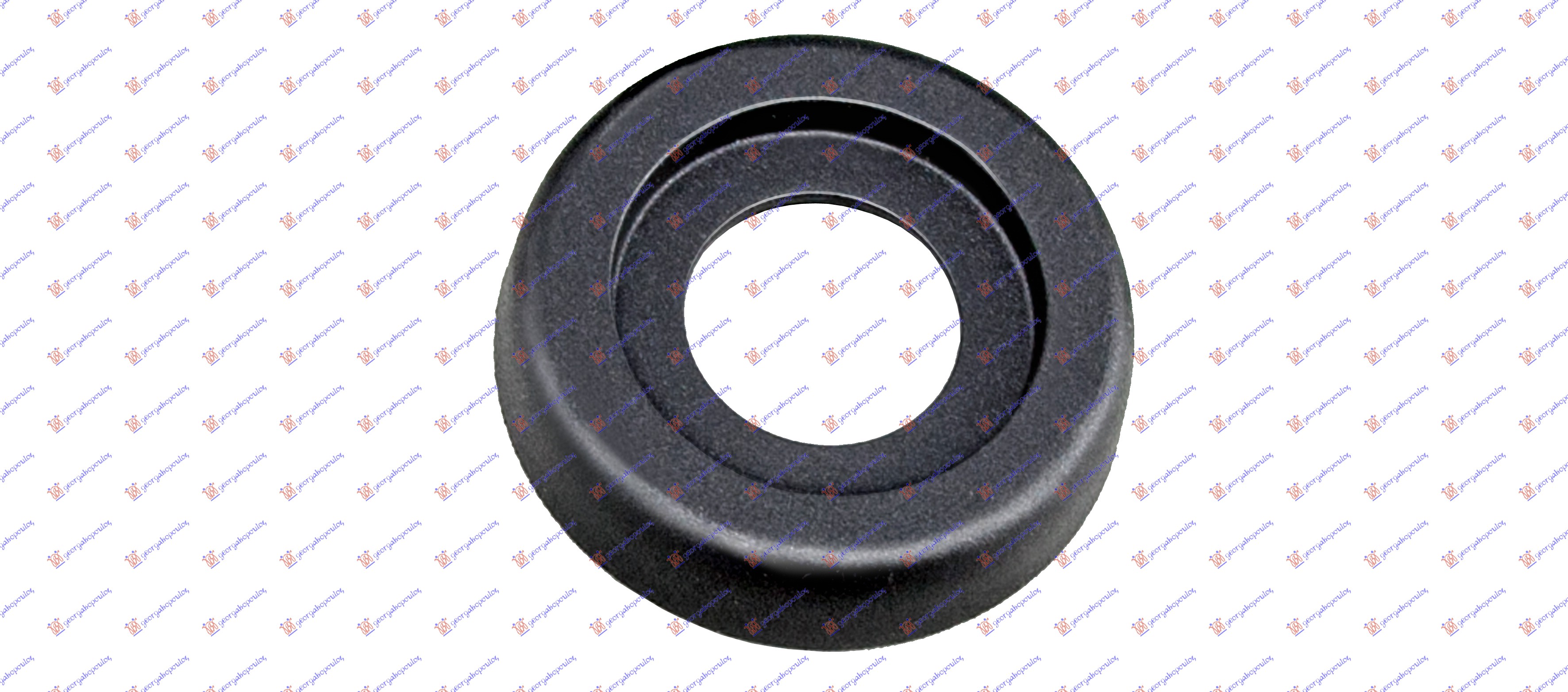 PRSTEN RUCICE ZA PODIZANJE PROZORA CRNA FIAT PANDA NEW 2012- (312/319)
