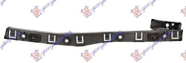 NOSAC ZADNJEG BRANIKA BOCNI PLASTICNI (LIVING) FIAT 500 L 2017- (351/352)