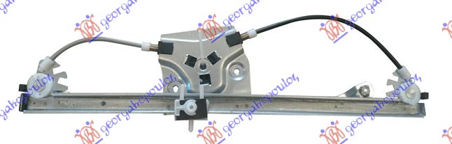 PODIZAC PREDNJEG PROZORA ELEKTRICNI (BEZ MOTORA) FIAT 500 L 2017- (351/352)
