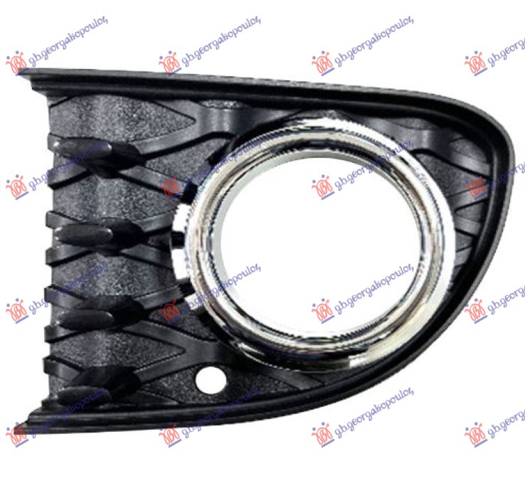 RESETKA PREDNJEG BRANIKA (MAGLENKA) (HROM LAJSNA) (LOUNGE) FIAT 500 2015- (312)