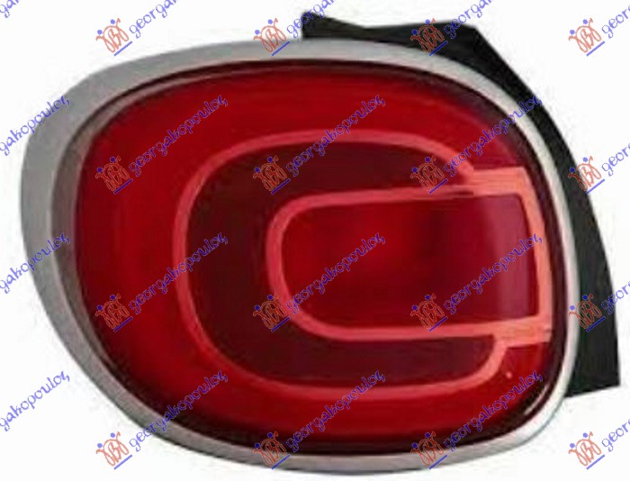STOP LAMPA (CROSS) (ORIGINALNI) FIAT 500 L 2017- (351/352)