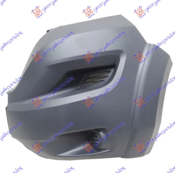 KRAJ PREDNJEG BRANIKA SIVI (BEZ MAGLENKE) (MAXI) (MODEL SA PLASTICNIM RUBOM NA KRILU) -2024 PEUGEOT e BOXER III 2020-